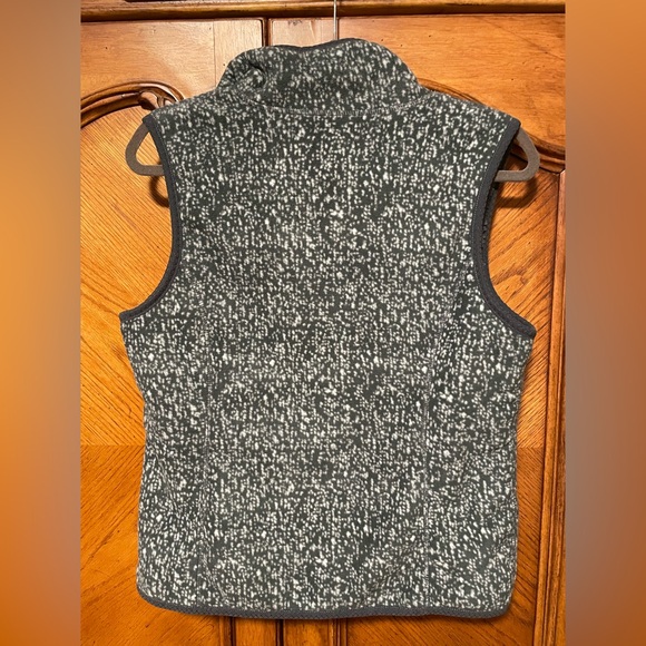 SOLD Laura Scott Fleece Vest Women’s Size Medium Gray Full Zip Pockets Reversibl - Picture 4 of 11